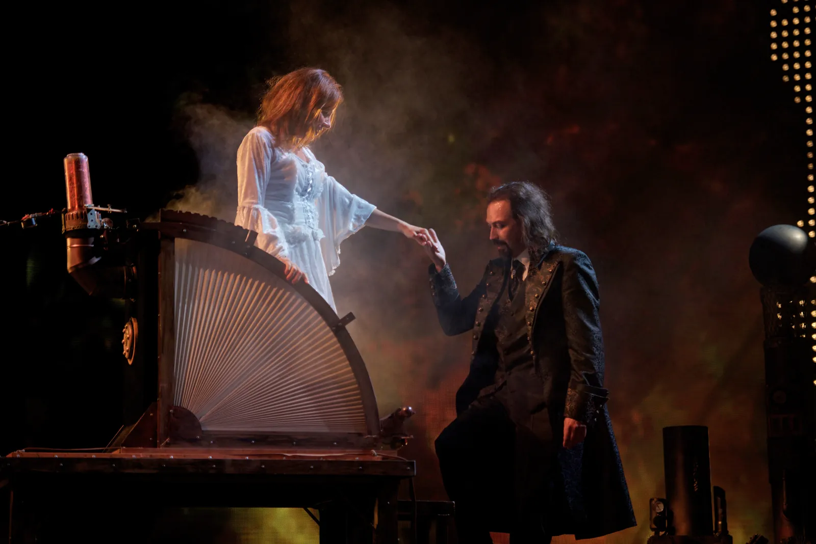 Alberto Giorgi & Laura on stage
