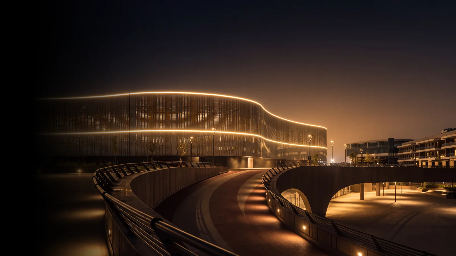 ChorusLife Arena at night